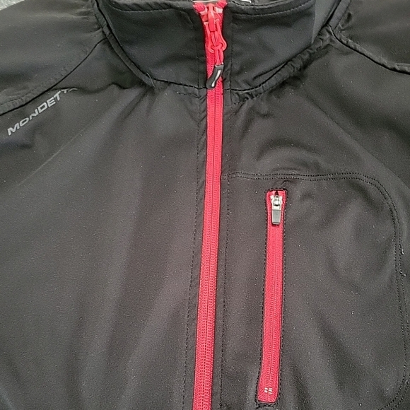 Mondetta Women's Jacket Size L Full Zip Performance Thumb Holes Black Work Out - Picture 9 of 13